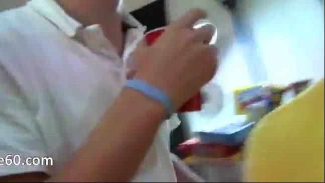 Two horny college girls smoke dick