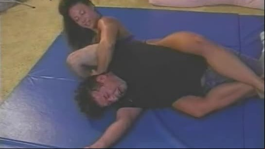 Mixed wrestling with fitness model charlene rink part 3